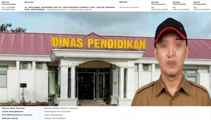 RHD Diduga Mengatur Proyek Dinas Pendidikan Dengan Dalih Banyak Mengenal Oknum “APH”