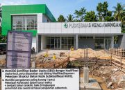 Puskesmas Kendawangan Rp8,77 Miliar: Klaim Diawasi KPK, Tapi Diduga Pakai Pasir Pantai Berbahaya Sebagai Bahan Campuran Beton