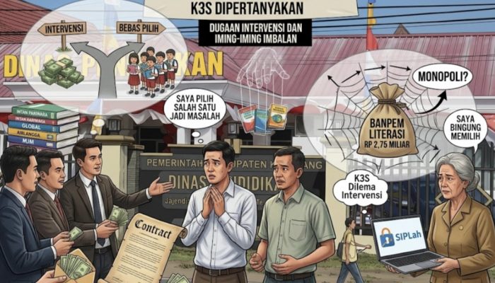BANPEM LITERASI Rp2,75 MILIAR: Aroma Monopoli & Iming-Iming Imbalan Menguat, Peran Ketua K3S Dipertanyakan